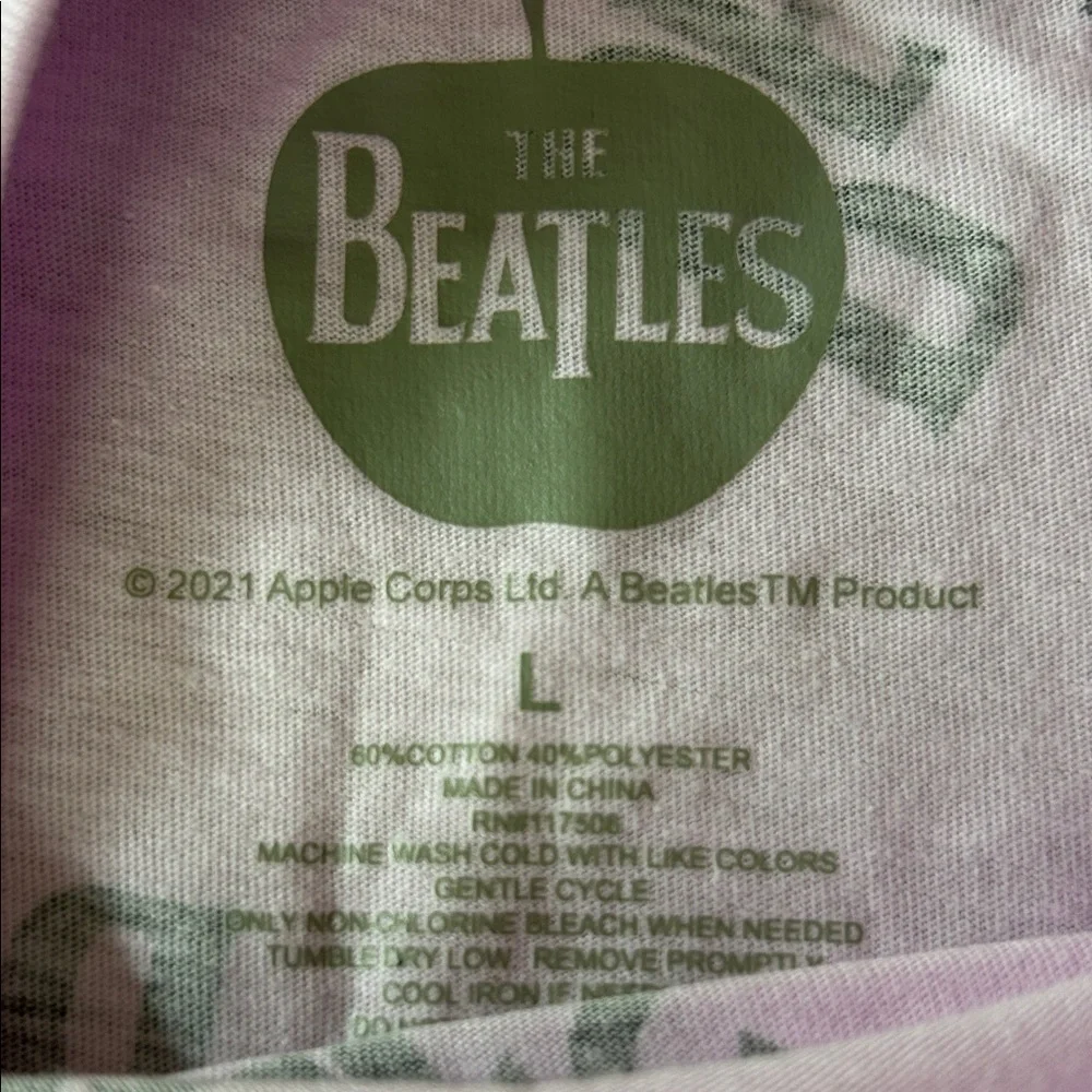 The Beatles Kids Pink Long Sleeve Tee